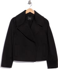 Theory Winsome Cropped Double Face Coat