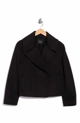 Winsome Cropped Double Face Coat