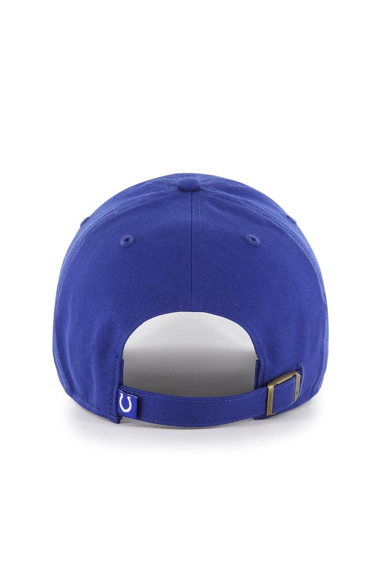 '47 Men's '47 Royal Indianapolis Colts Crosstown Clean Up Adjustable Hat, Alternate, color, 