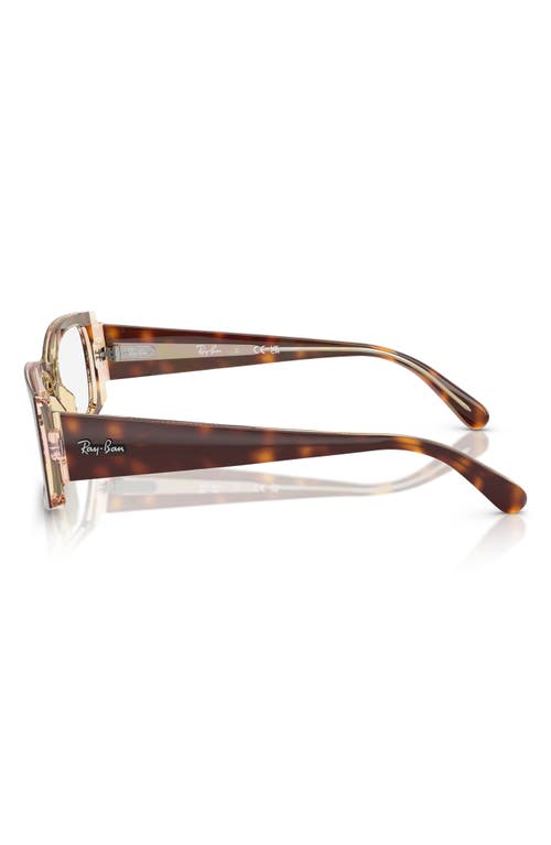 Ray Ban Ray-ban Miriam 54mm Square Optical Glasses In Havana