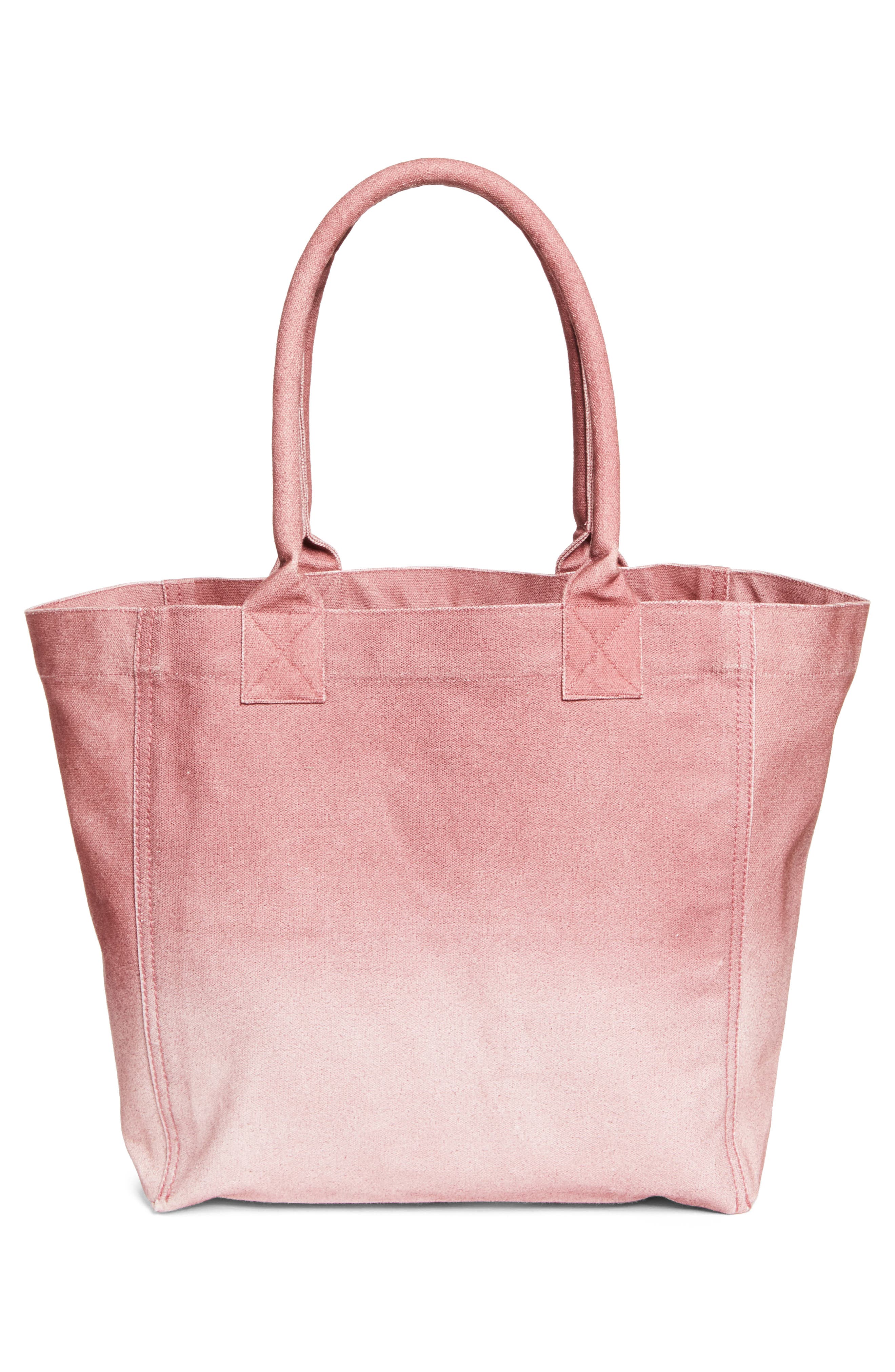 Small Yenky Ombré Canvas Tote, Alternate, color, RASPBERRY