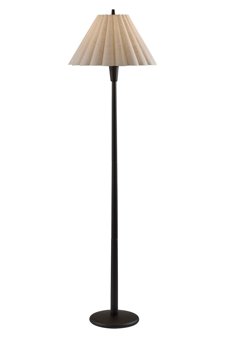 Scallop Floor Lamp, Main, color, BLACK