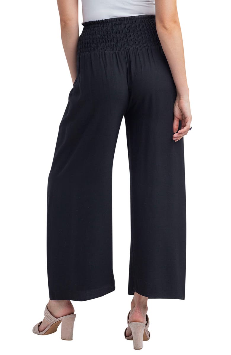 Nom Maternity Corsica Smocked Pants, Alternate, color, 
