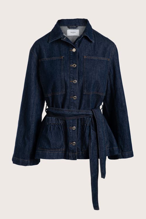 Merlette Elora Jacket in Dark Blue Wash at Nordstrom, Size Large