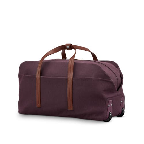 Samsonite Virtuosa Travel Duffel With Wheels In Burgundy