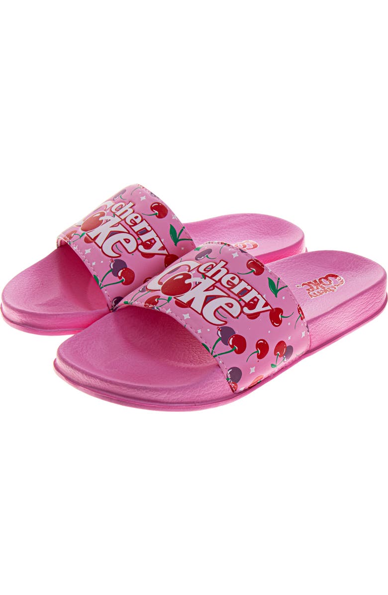 JOSMO Cherry Coke<sup>®</sup> Slide Sandal, Alternate, color, Pink