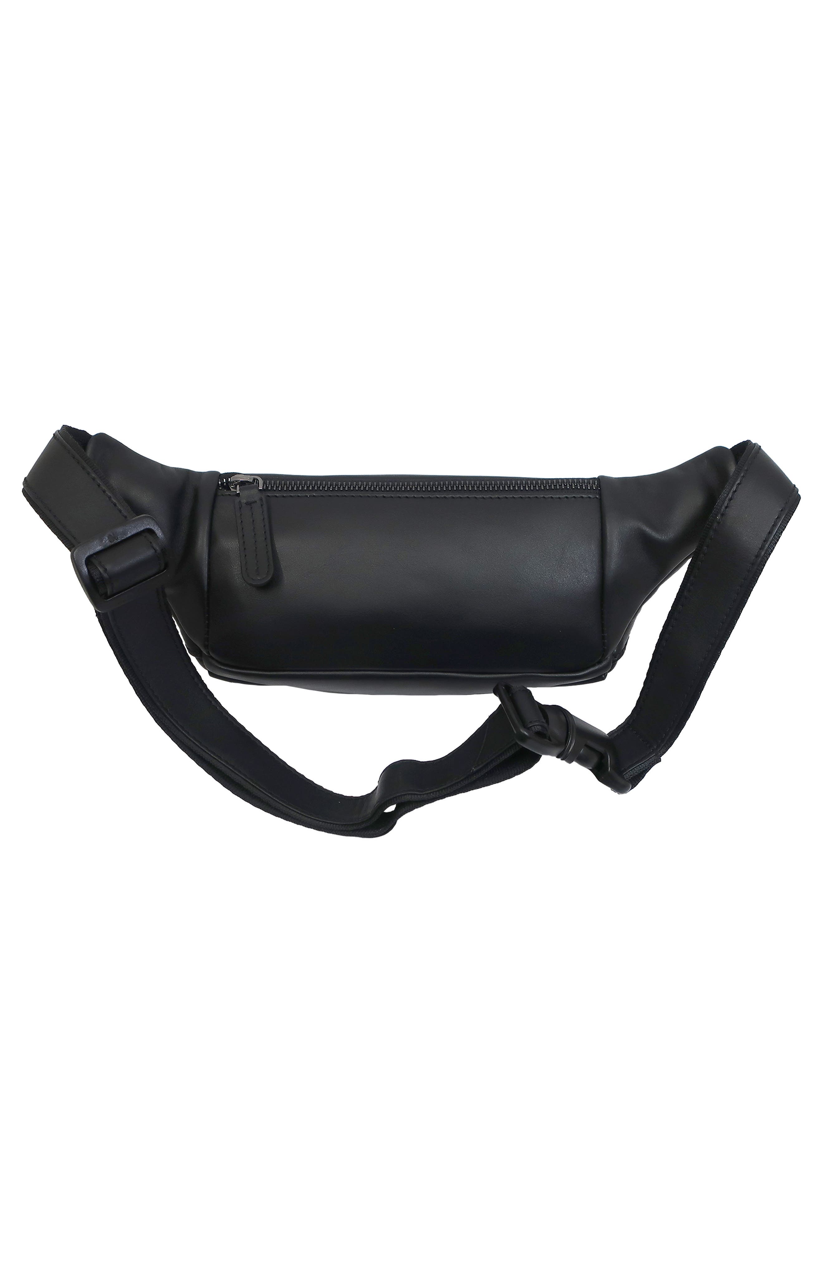 Soft Nappa Leather Sling Bag, Alternate, color, BLACK