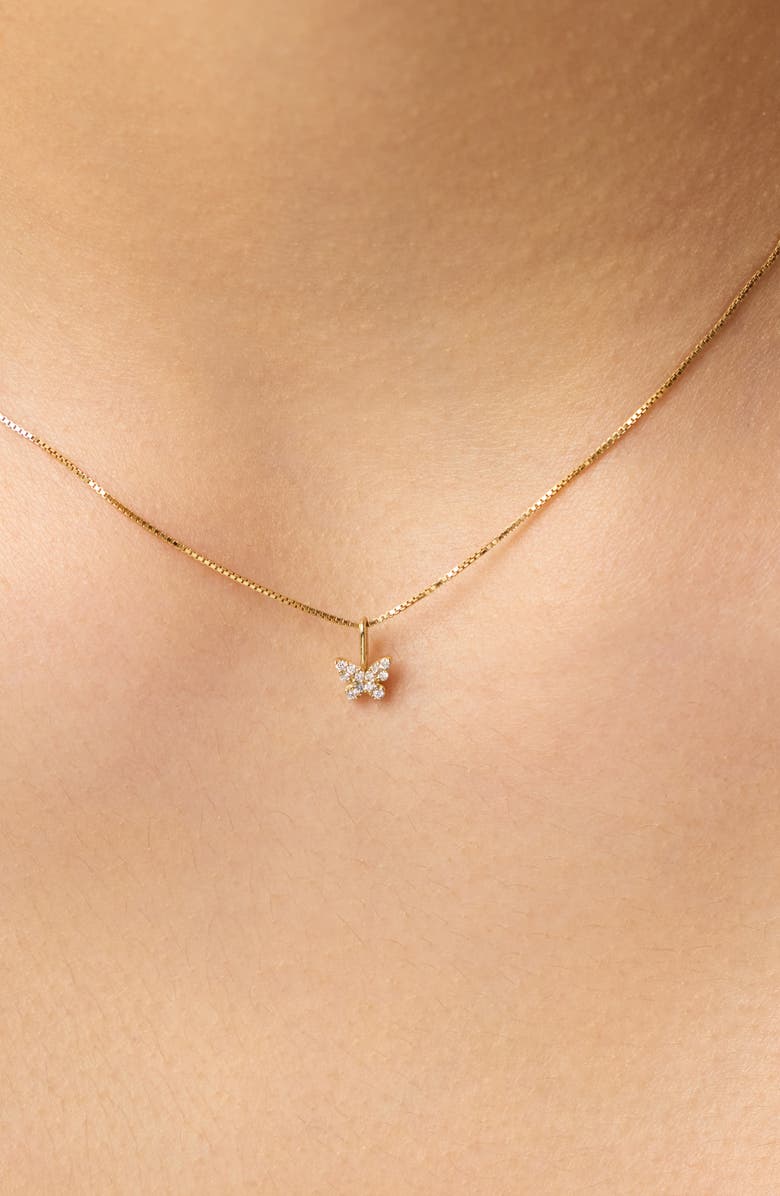 Ana Luisa Gold Pendant Necklace - Butterfly Charm Necklace, Alternate, color, Gold