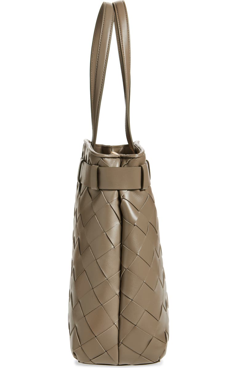 Sam Edelman Cleo Woven Leather Tote, Alternate, color, Taupe