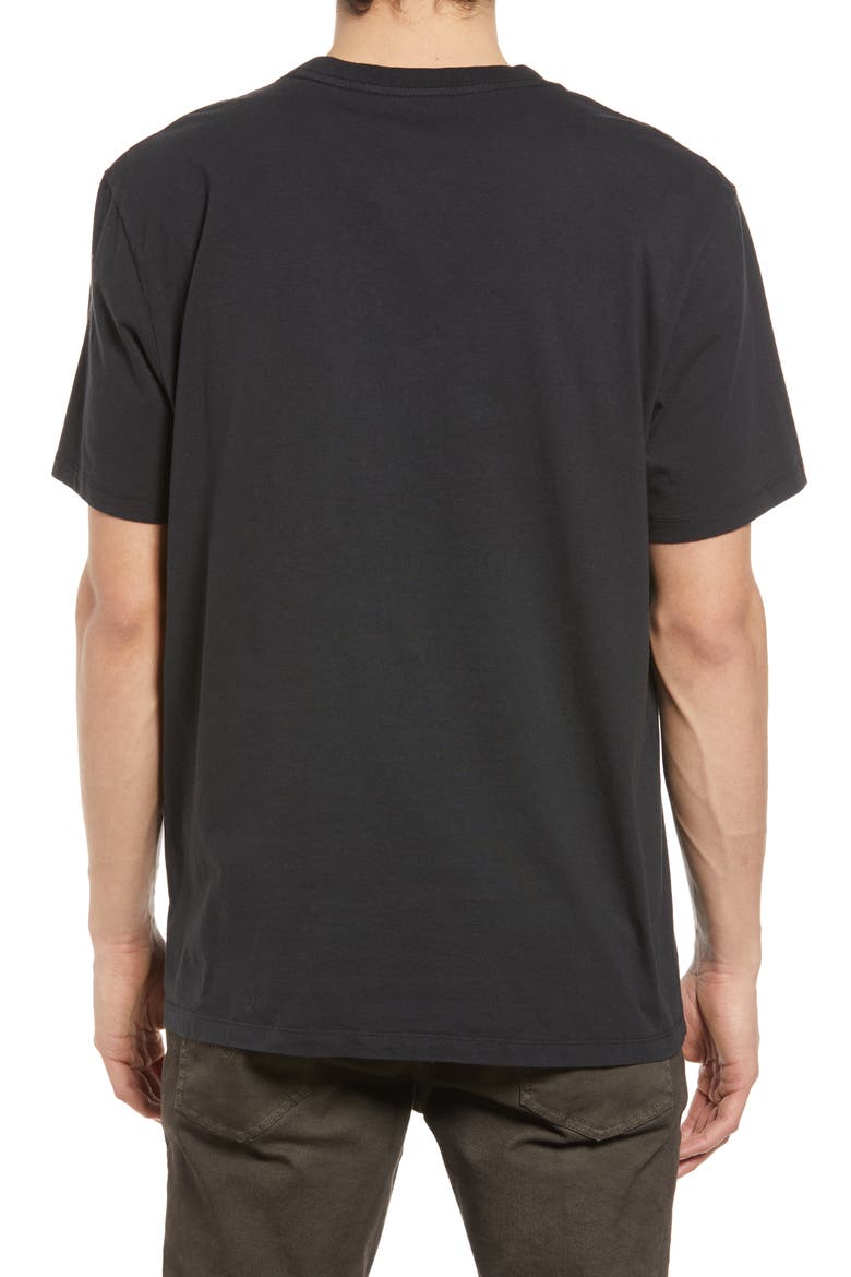 Men's Silas Graphic Tee, Alternate, color, JET BLACK