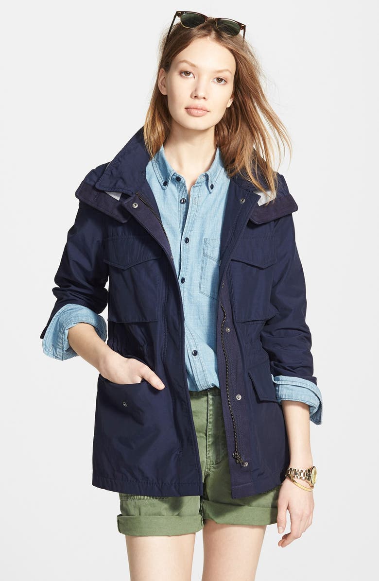 Madewell 'Fieldwalk' Hooded Jacket, Main, color, 