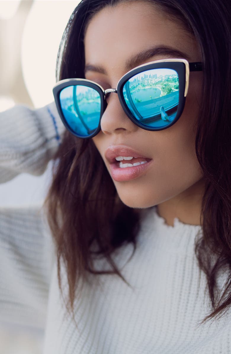 QUAY Australia 'My Girl' 50mm Cat Eye Sunglasses, Alternate, color,