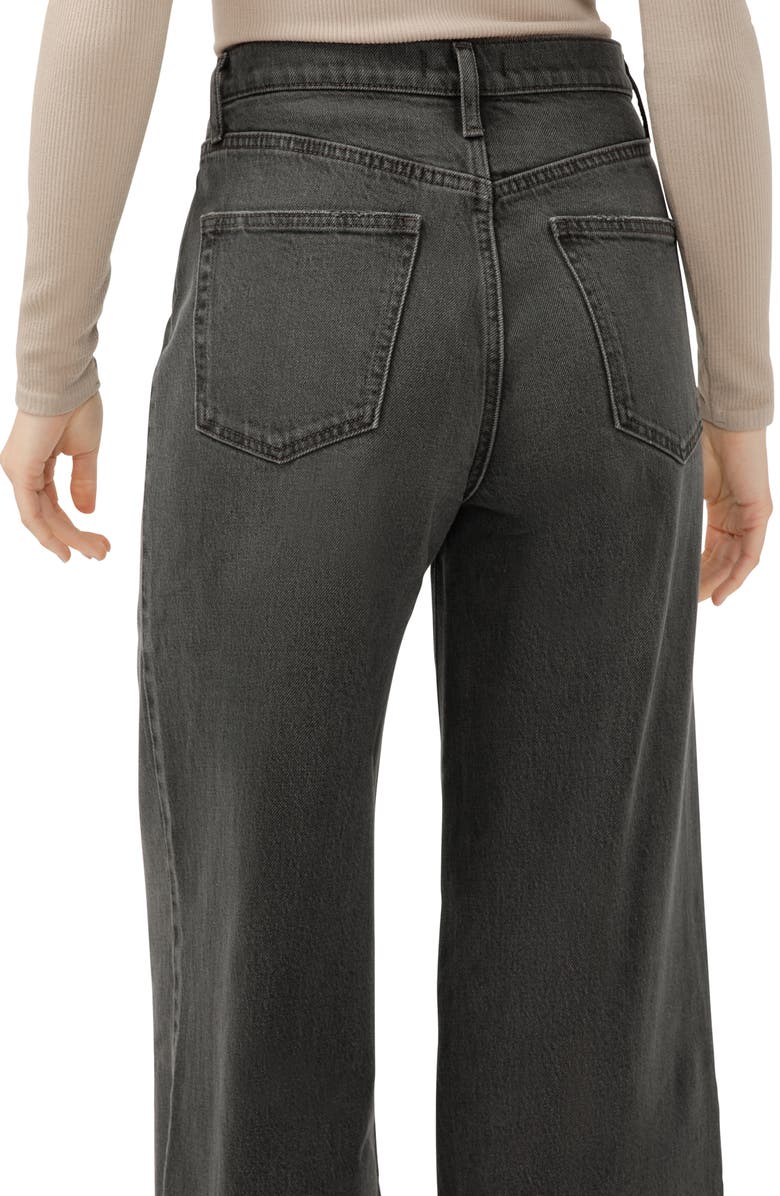 Silver Jeans Co. Highly Desirable High Waist Ultra Wide Leg Jeans, Alternate, color, Ash