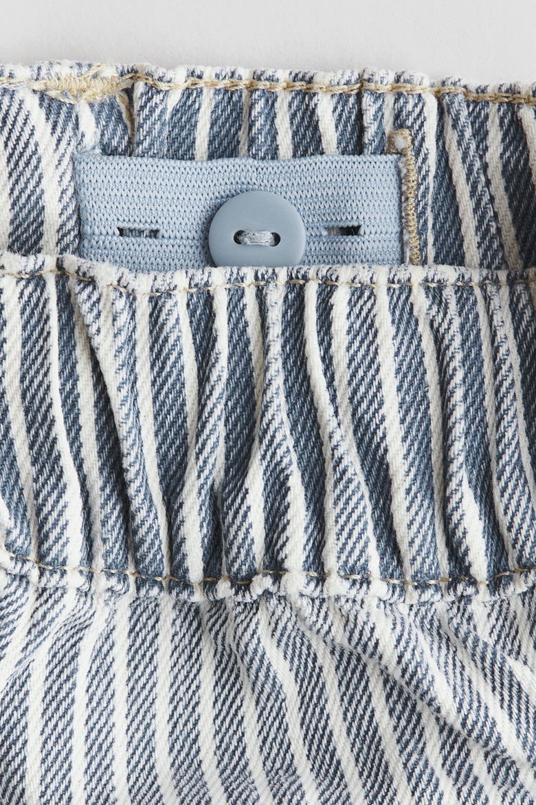 Patterned Denim Joggers, Alternate, color, Denim blue/striped