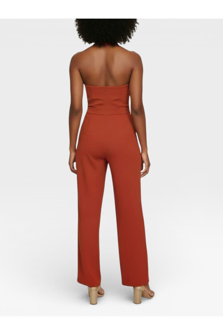 Roxie Halter  Jumpsuit, Alternate, color, Sienna