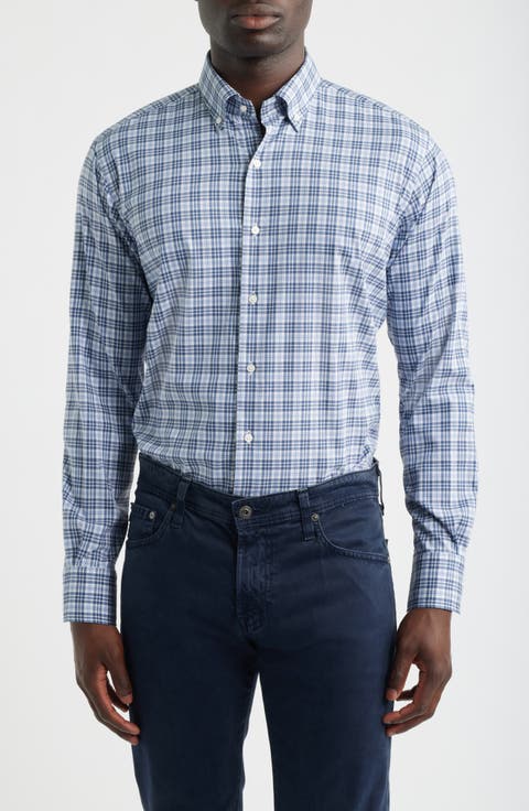 Shane Performance Twill Button-Down Shirt