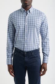 Peter Millar Shane Performance Twill Button-Down Shirt