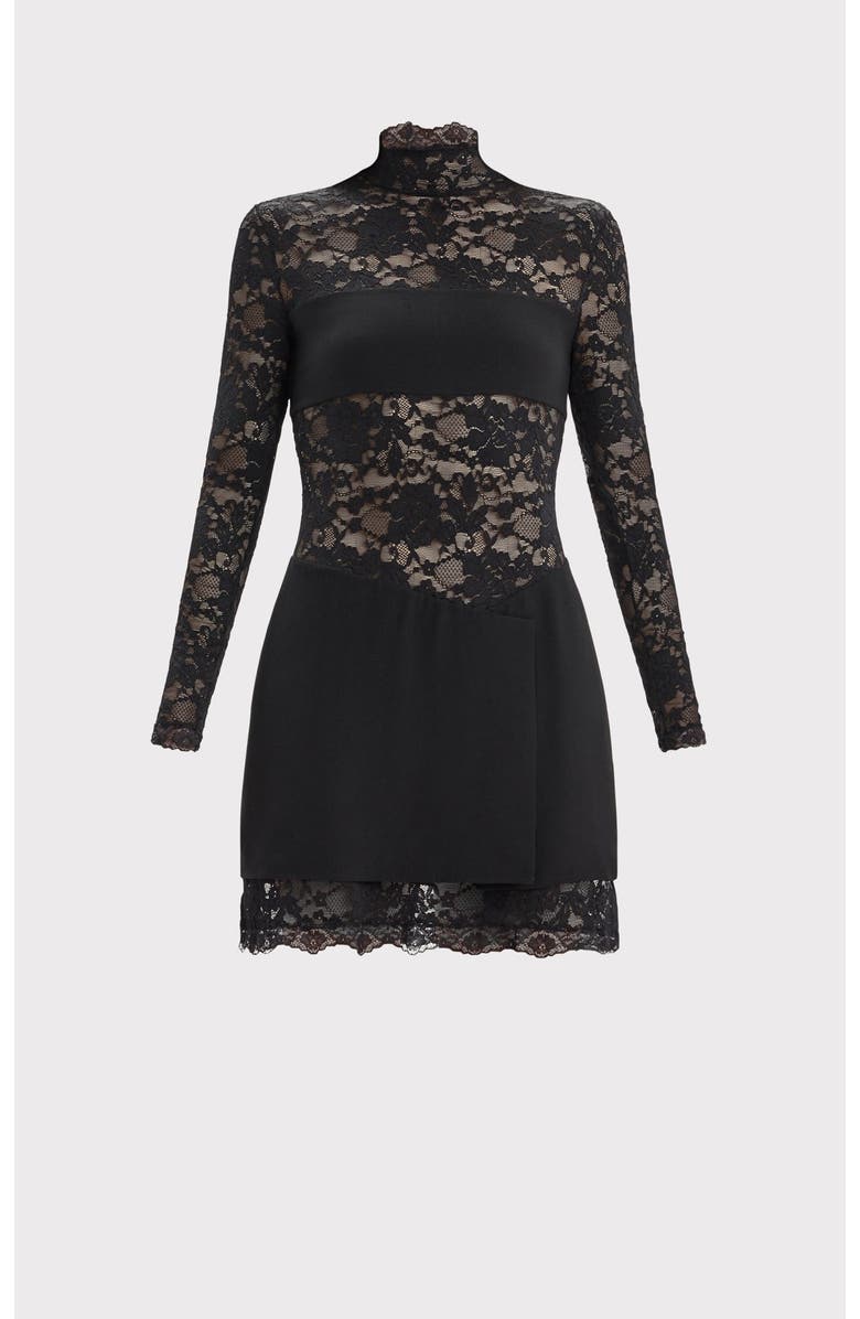 Herve Leger The Solene Dress, Alternate, color, Black