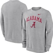 Nike Men's Nike Gray Alabama Crimson Tide Arch Pullover Sweatshirt