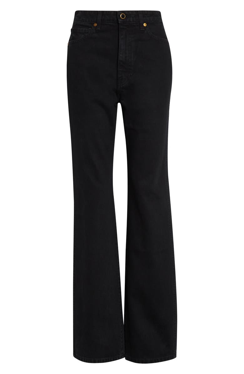 Khaite The Danielle High Waist Straight Leg Jeans, Alternate, color, Prescott