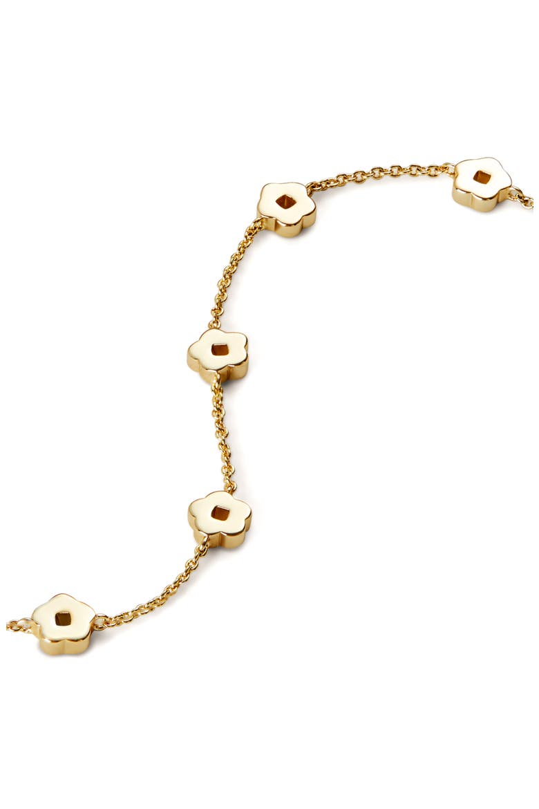 Flower bracelet - Rowena Bracelet, Alternate, color, Gold