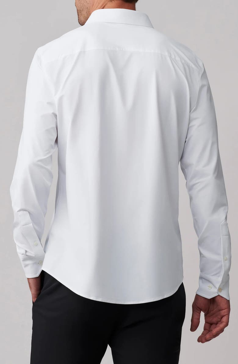 Rhone Commuter Slim Fit Performance Button-Up Shirt, Alternate, color, Business White
