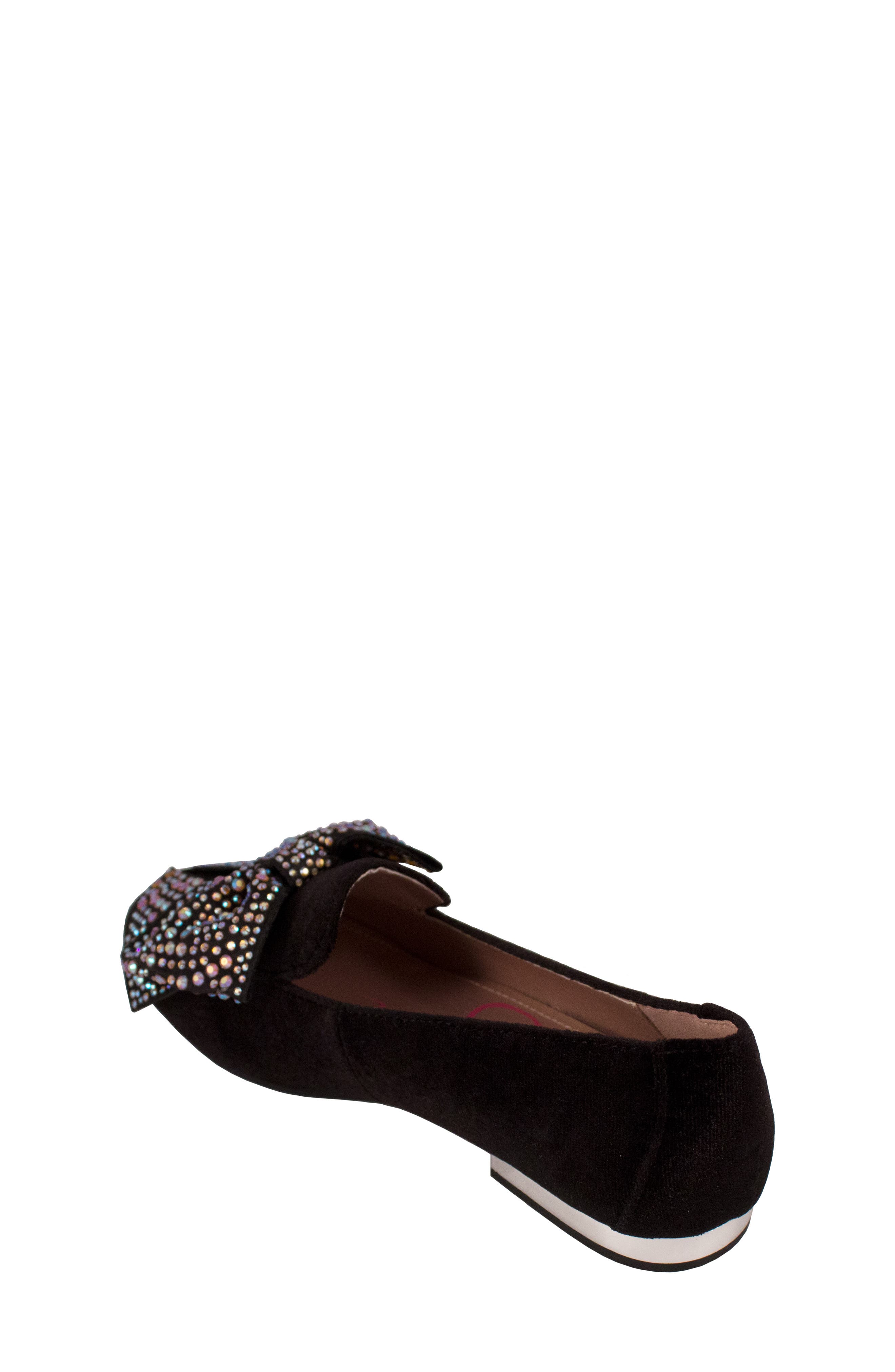 Jessica Simpson Crystal Bow Flat, Alternate, color, 