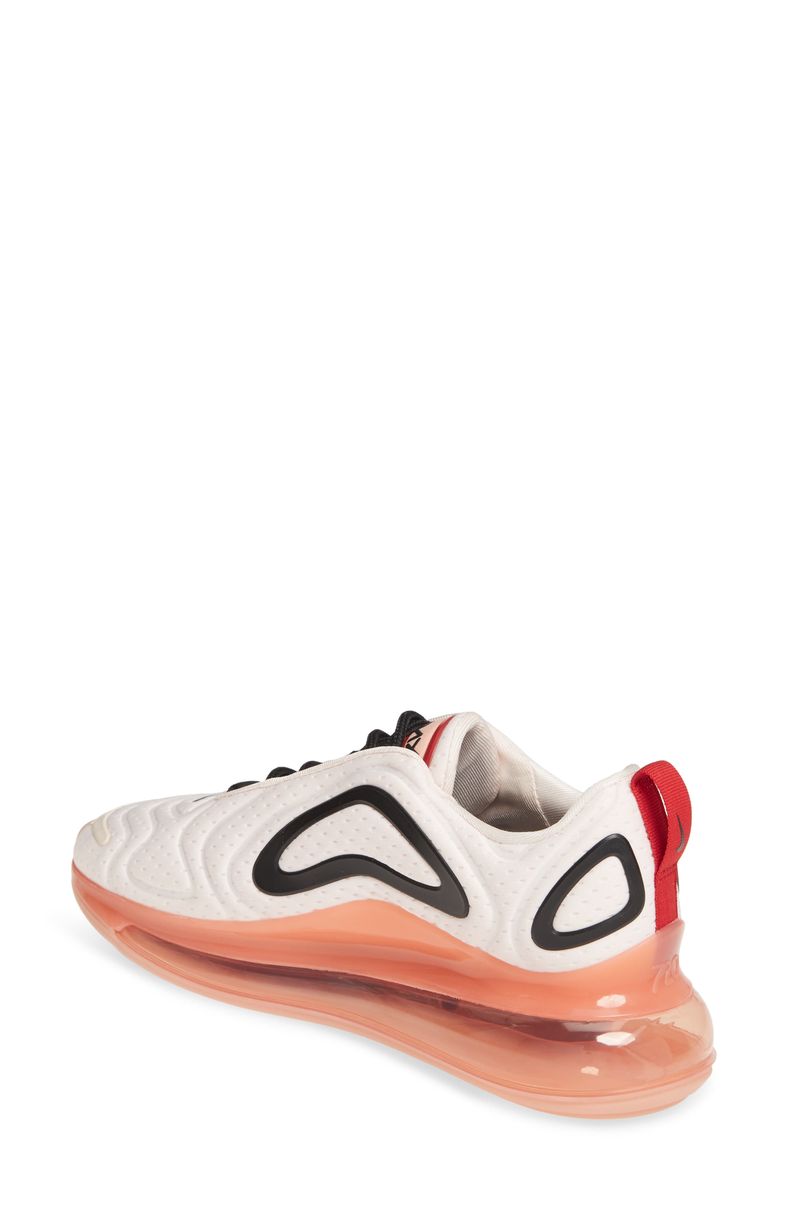 Air Max 720 Sneaker, Alternate, color, LIGHT SOFT PINK/ RED/ CORAL