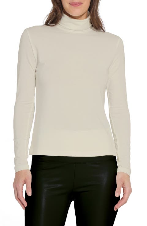 'Lyssentials Essential Long Sleeve Turtleneck Top