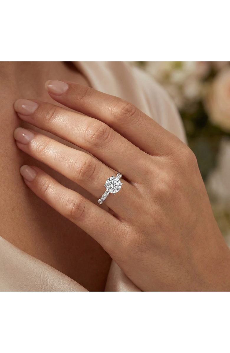 Bliss Diamond 1 3/4Ct Diamond (1 1/2ct center) Engagement Ring 14k Gold Lab Grown, Alternate, color, 14K White Gold