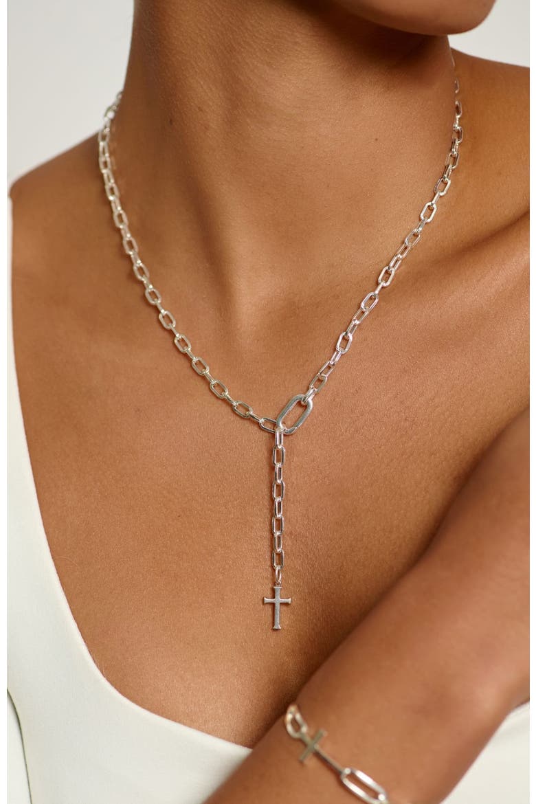 Chain Breaker Convertible Wrap Necklace / Bracelet, Alternate, color, Sterling Silver