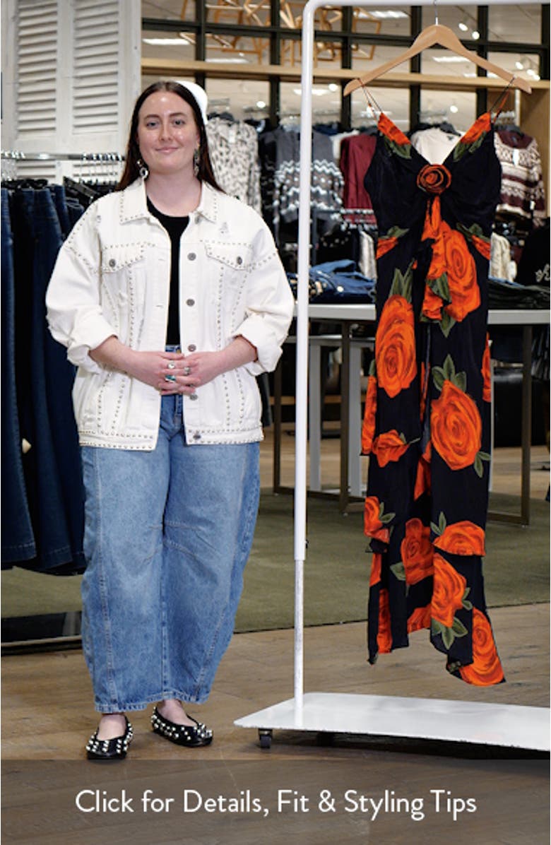 Latin Roses Floral Dress, sales video thumbnail