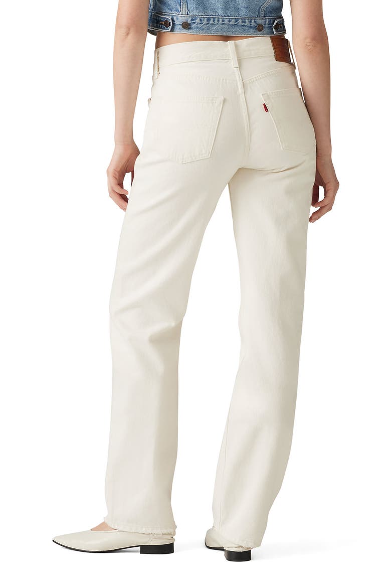 501® '90s Straight Leg Jeans, Alternate, color, ECRU BOOPER NO DAMAGE