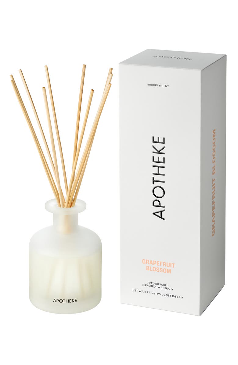 APOTHEKE Grapefruit Blossom Reed Diffuser, Main, color, Clear