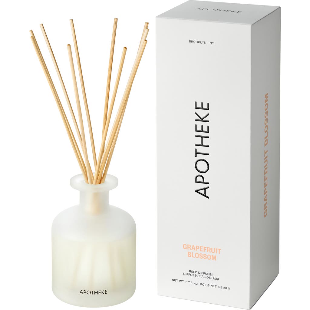 Apotheke Grapefruit Blossom Reed Diffuser In Transparent