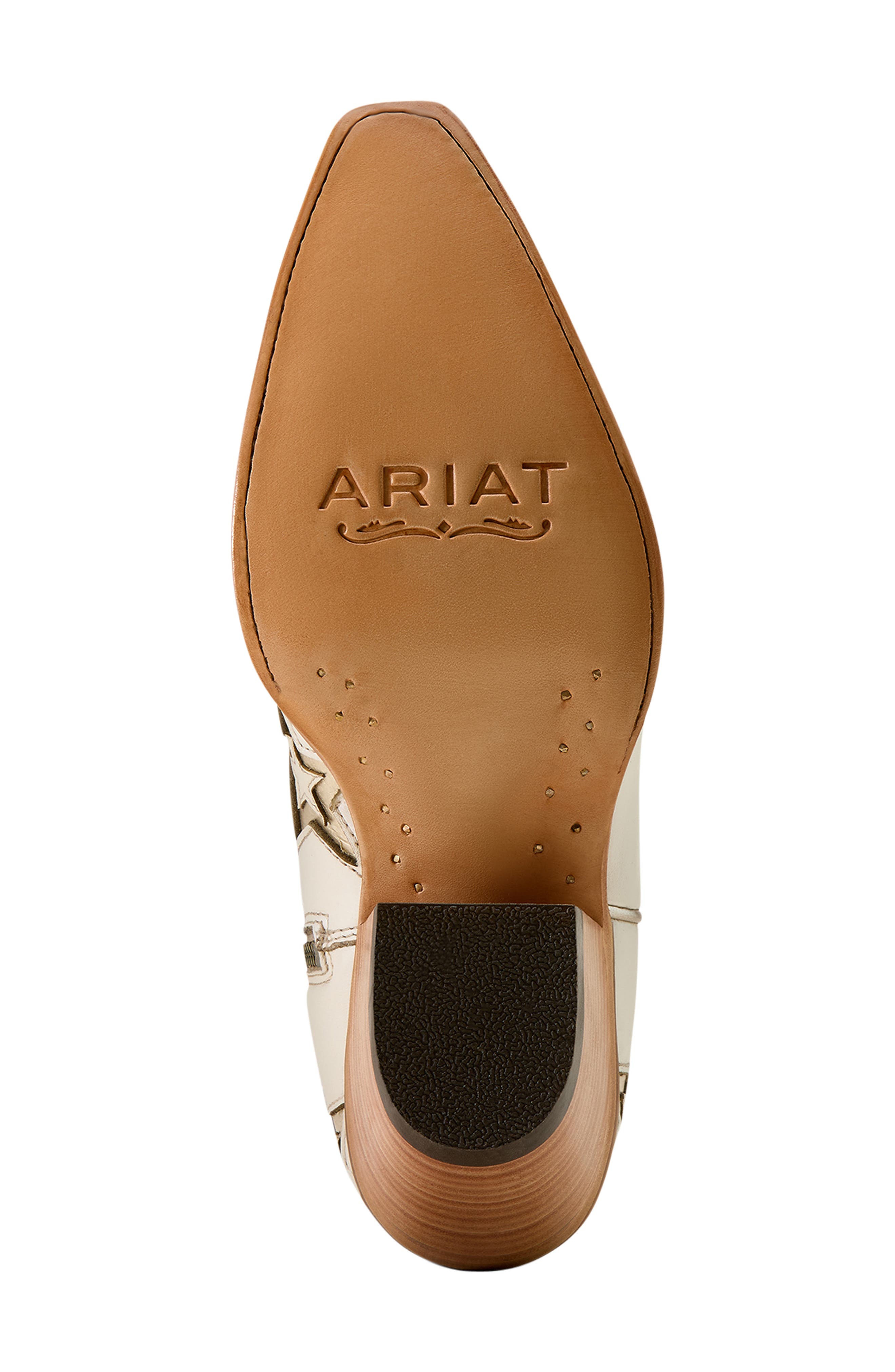 Casanova Star X Toe Western Boot, Alternate, color, WHITE