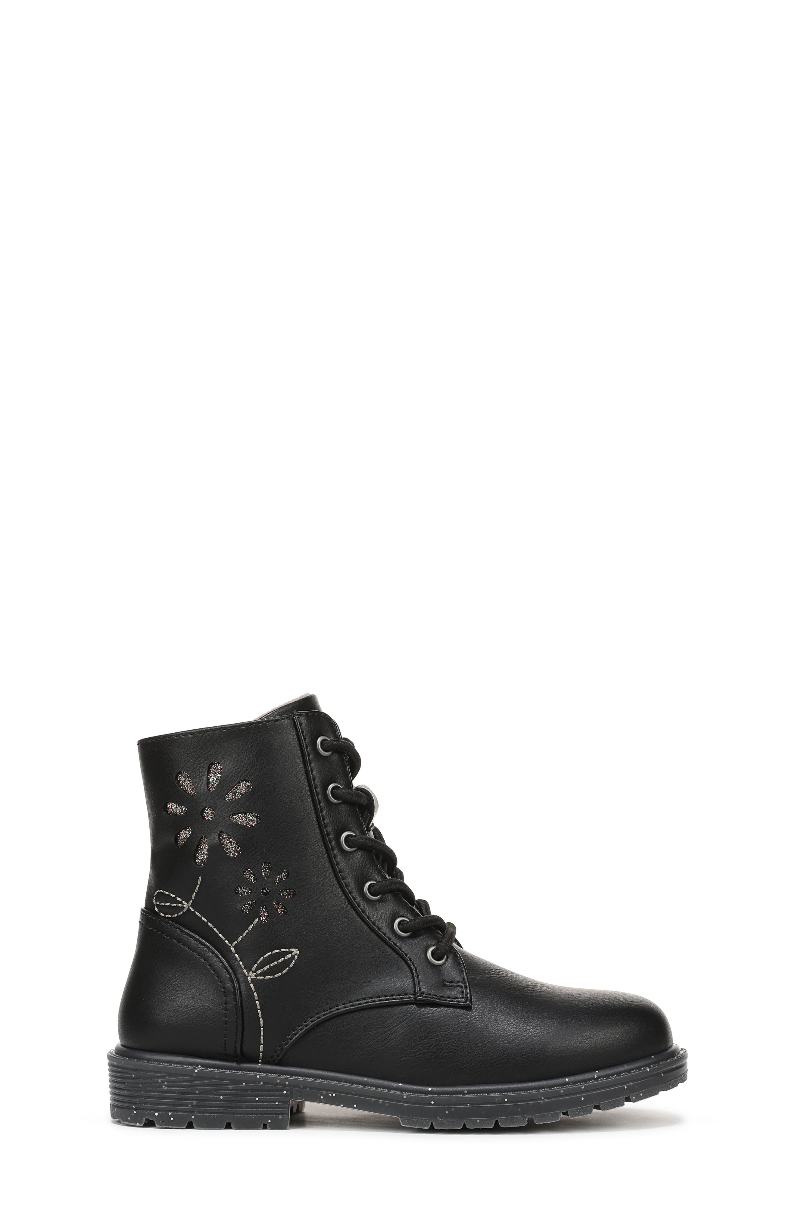Kids' Rena 2 Faux Leather Boot, Alternate, color, BLACK/ RAINBOW FAUX LEATHER