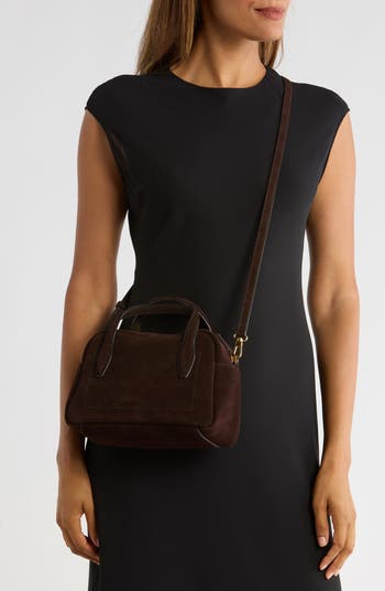 Medium Suede Crossbody Bag