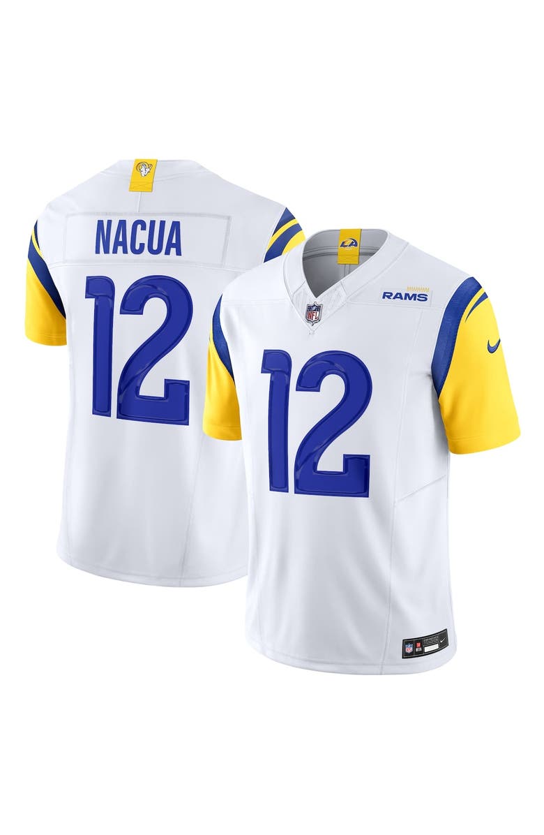 Nike Men's Nike Puka Nacua White Los Angeles Rams Vapor F.U.S.E. Limited Player Jersey, Main, color, White