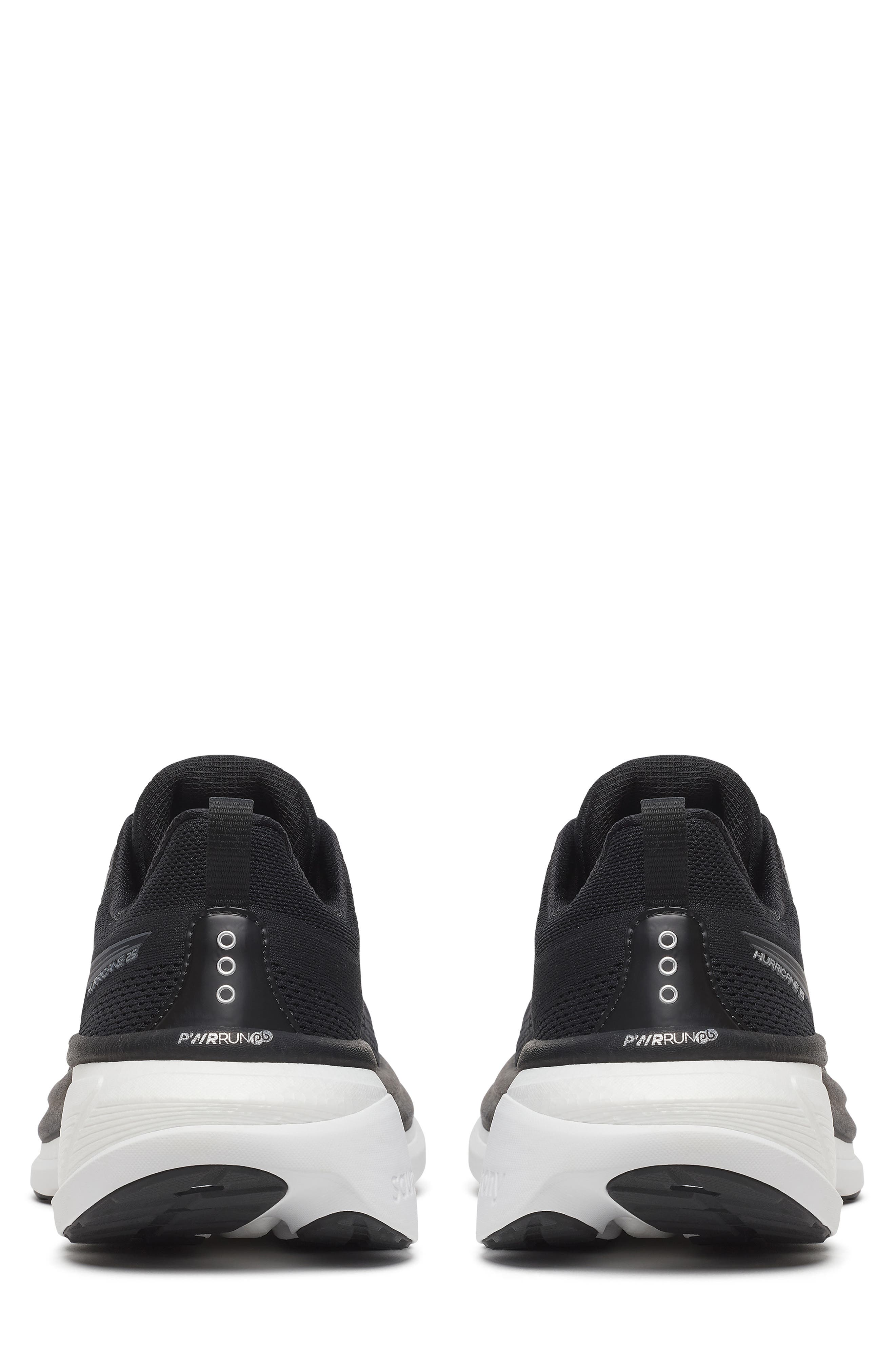 Saucony Hurricane 25 Running Shoe, Alternate, color, Black/ White