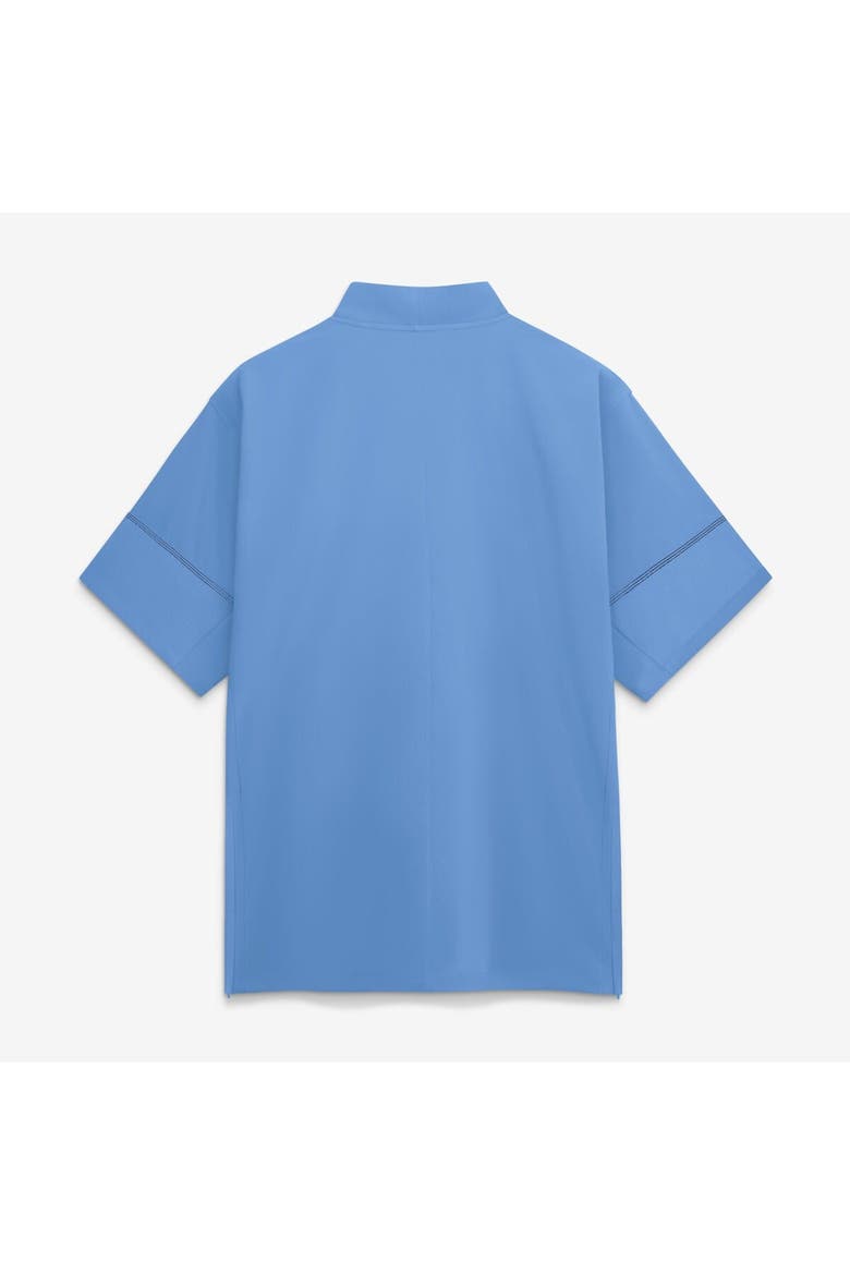 Men's Jordan Brand Carolina Blue North Carolina Tar Heels 2026 Sideline Short Sleeve Quarter-Zip Coach Jacket, Alternate, color, Light Blue