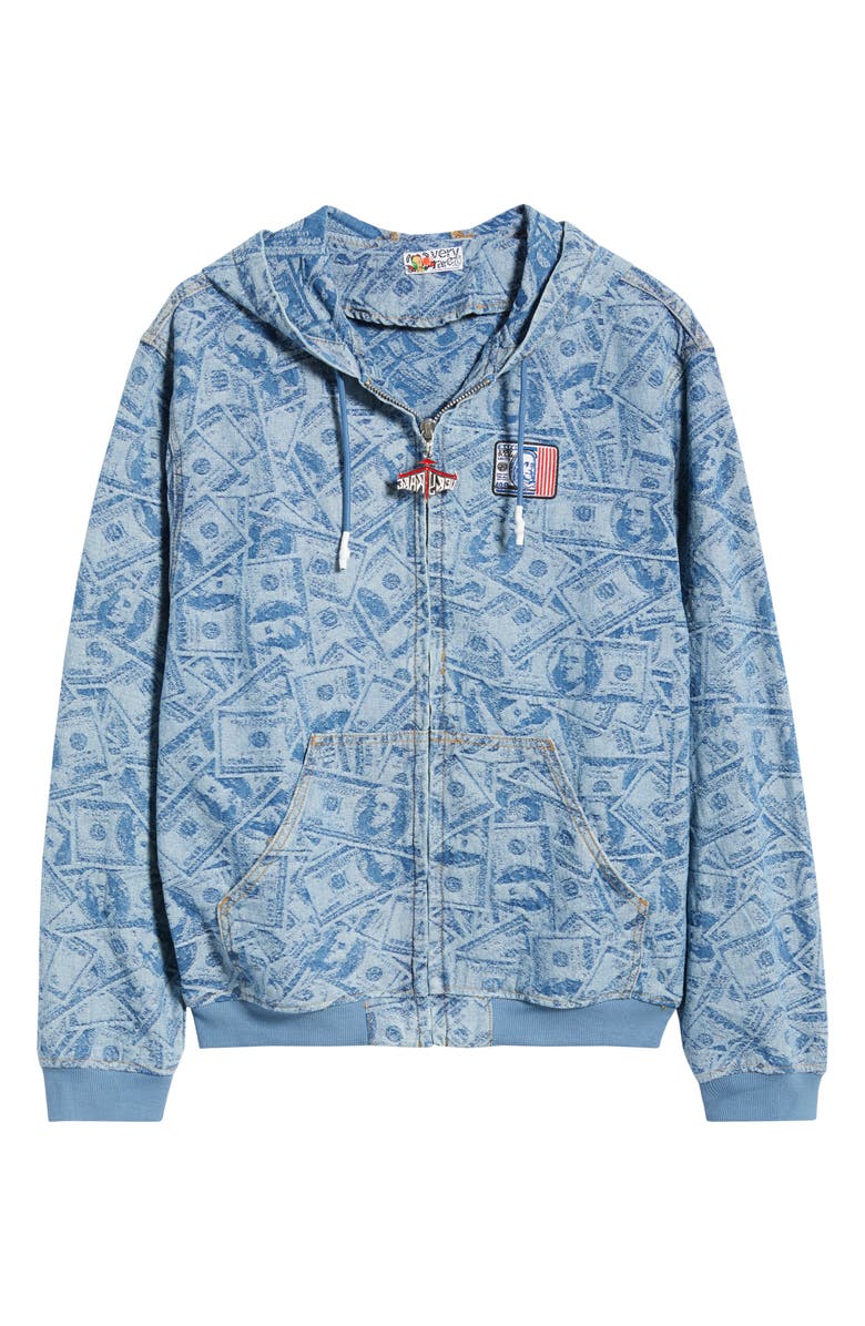 VERYRARE Dollar Zip Hoodie, Main, color, Blue