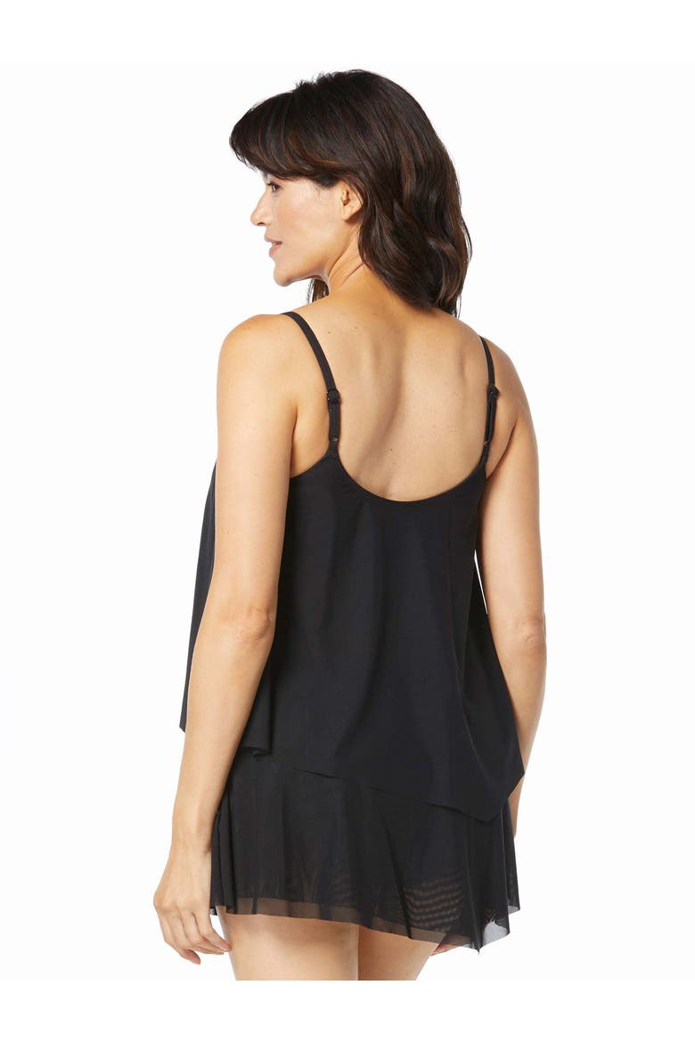 Captivate Bra Sized Underwire Tankini Swim Top - DD-Cup, Alternate, color, Cast-Black