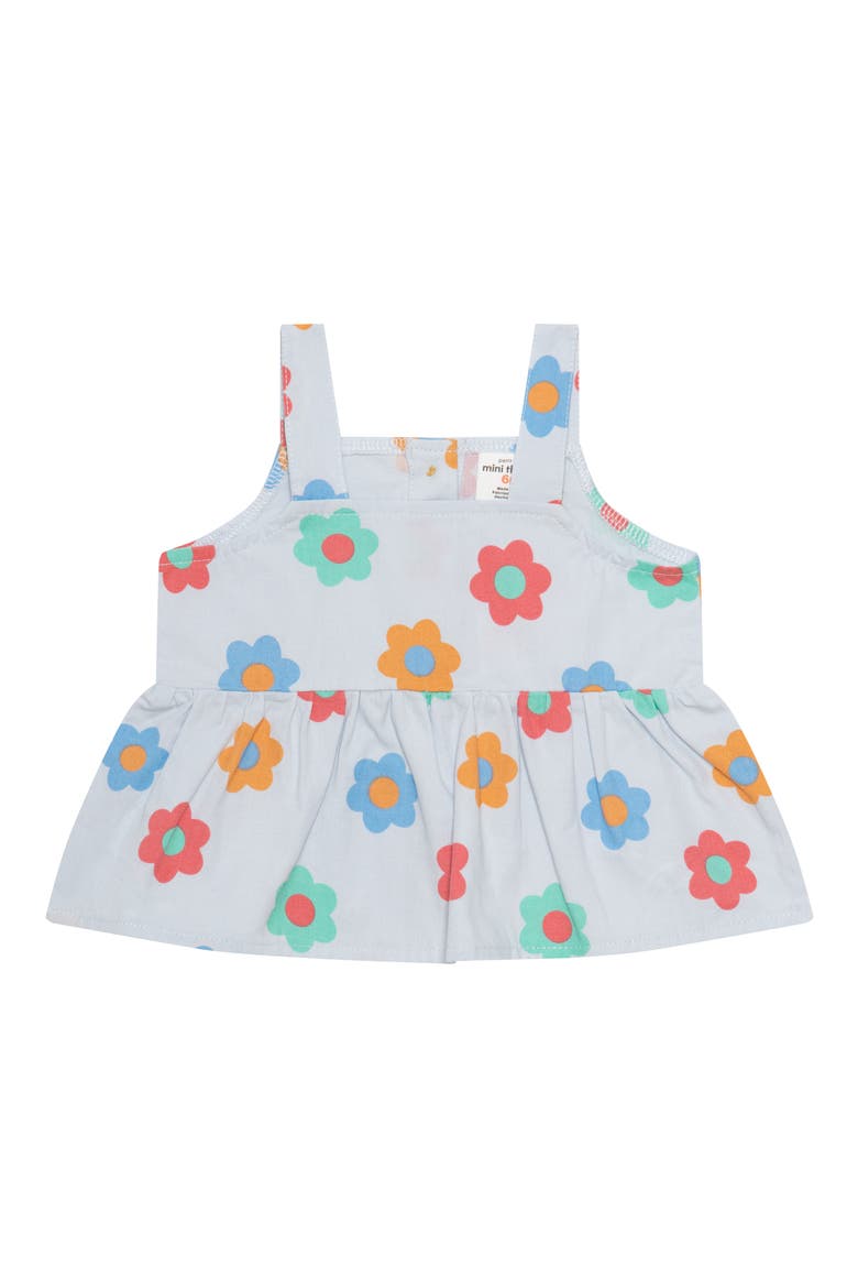 Babydoll Tank, T-Shirt, Shorts & Bucket Hat Set, Alternate, color, FLOWER