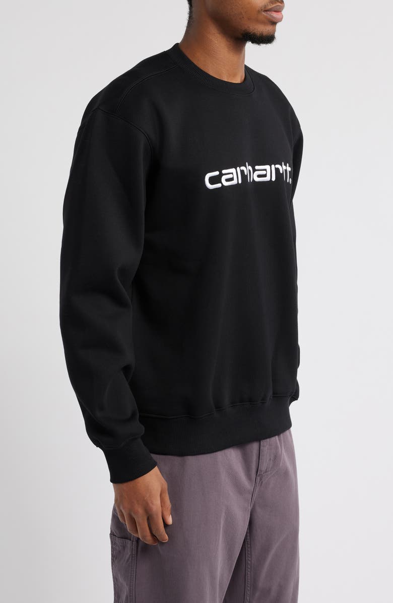 Carhartt Work In Progress Embroidered Logo Sweatshirt, Alternate, color, 