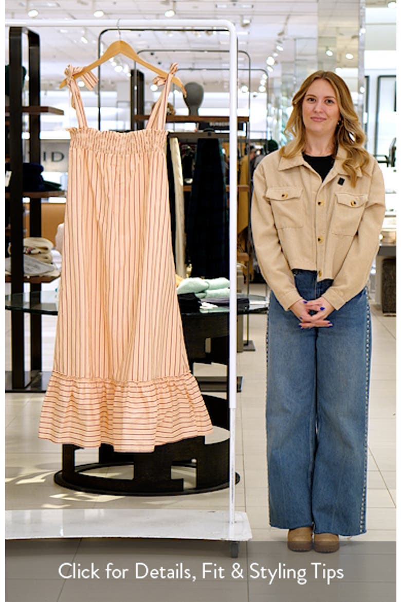 Irina Stripe Maxi Dress video