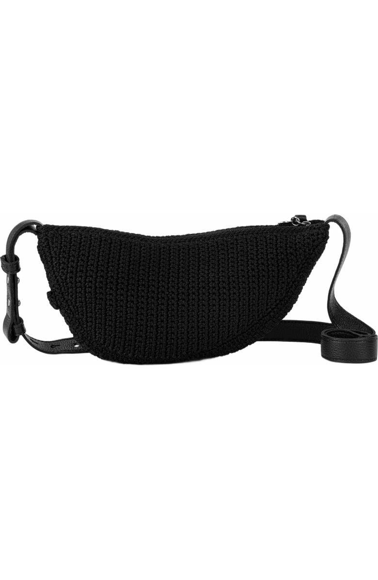 The Sak Tess Sling Hand Crochet Bag, Alternate, color, Black Crochet