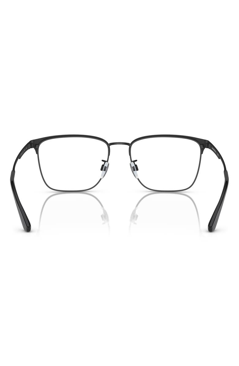 Emporio Armani 56mm Optical Glasses, Alternate, color, Matte Black / Demo Lens