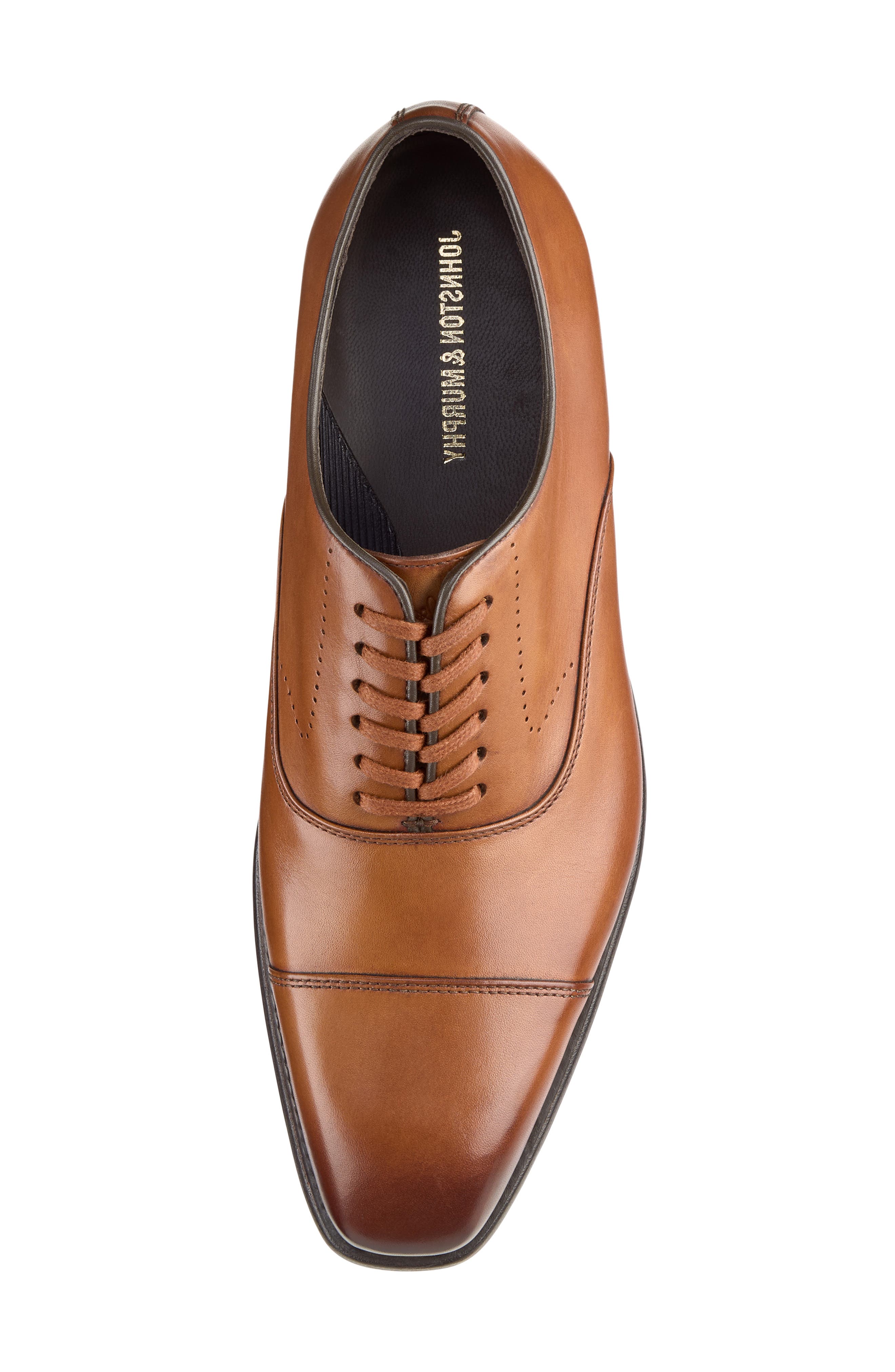Ashton Cap Toe Derby, Alternate, color, TAN FULL GRAIN