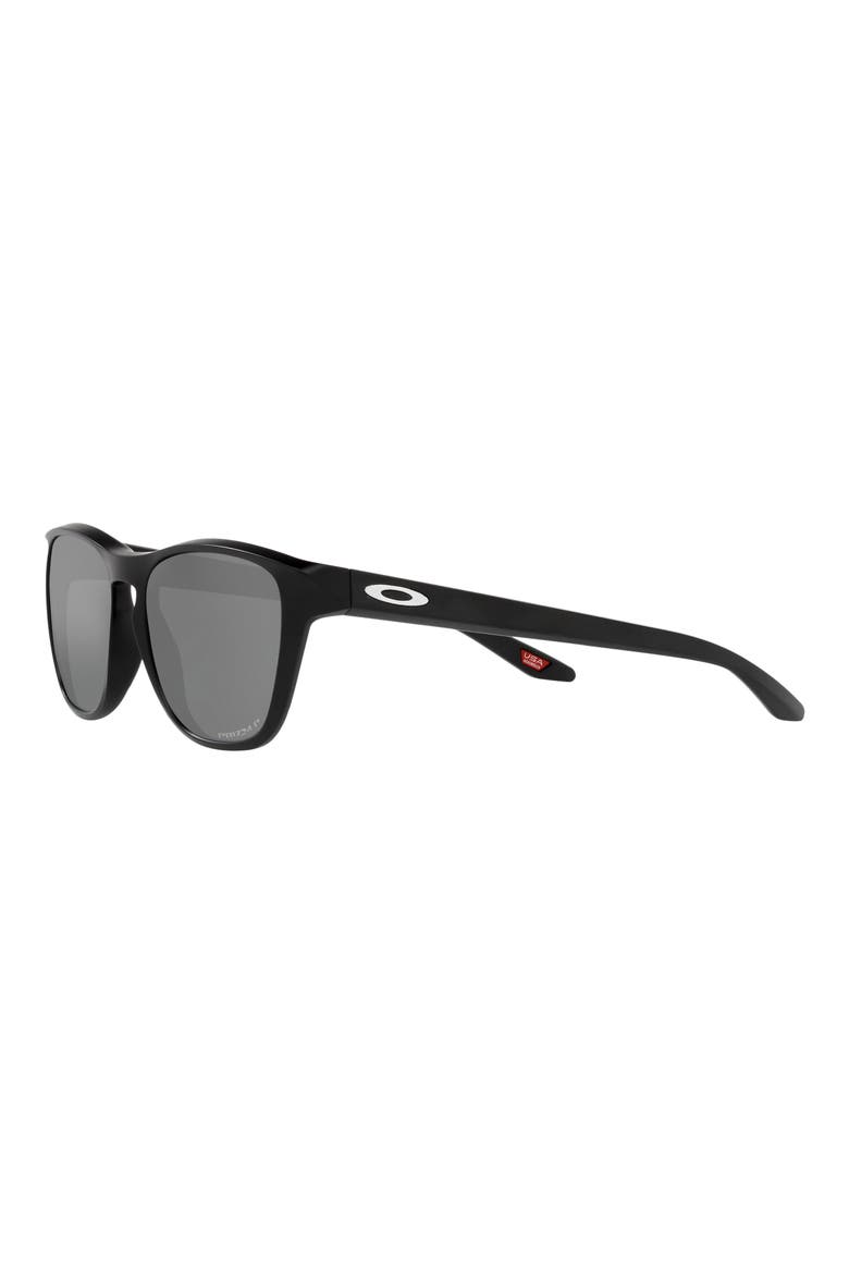 Manorburn 56mm Prizm™ Polarized Square Sunglasses, Alternate, color, MATTE BLACK
